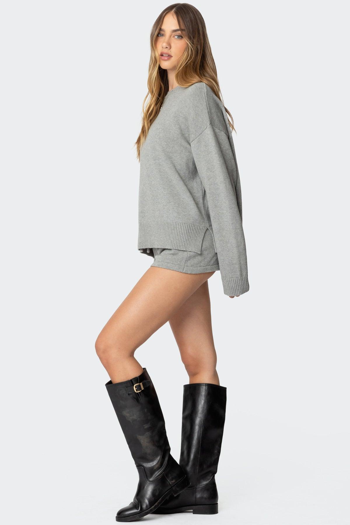 Riley Oversized Knit Sweater Product Image