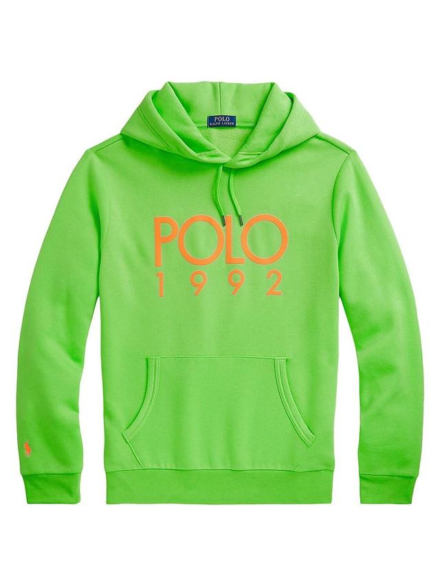 Polo Ralph Lauren Polo 1992 Fleece Hoodie (Blaze Field Lime) Men's Sweatshirt Product Image