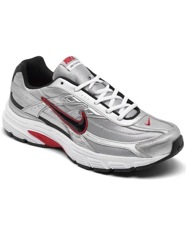 NIKE Men's Initiator Running Sneakers From Finish Line In Metallic Silver,white Product Image