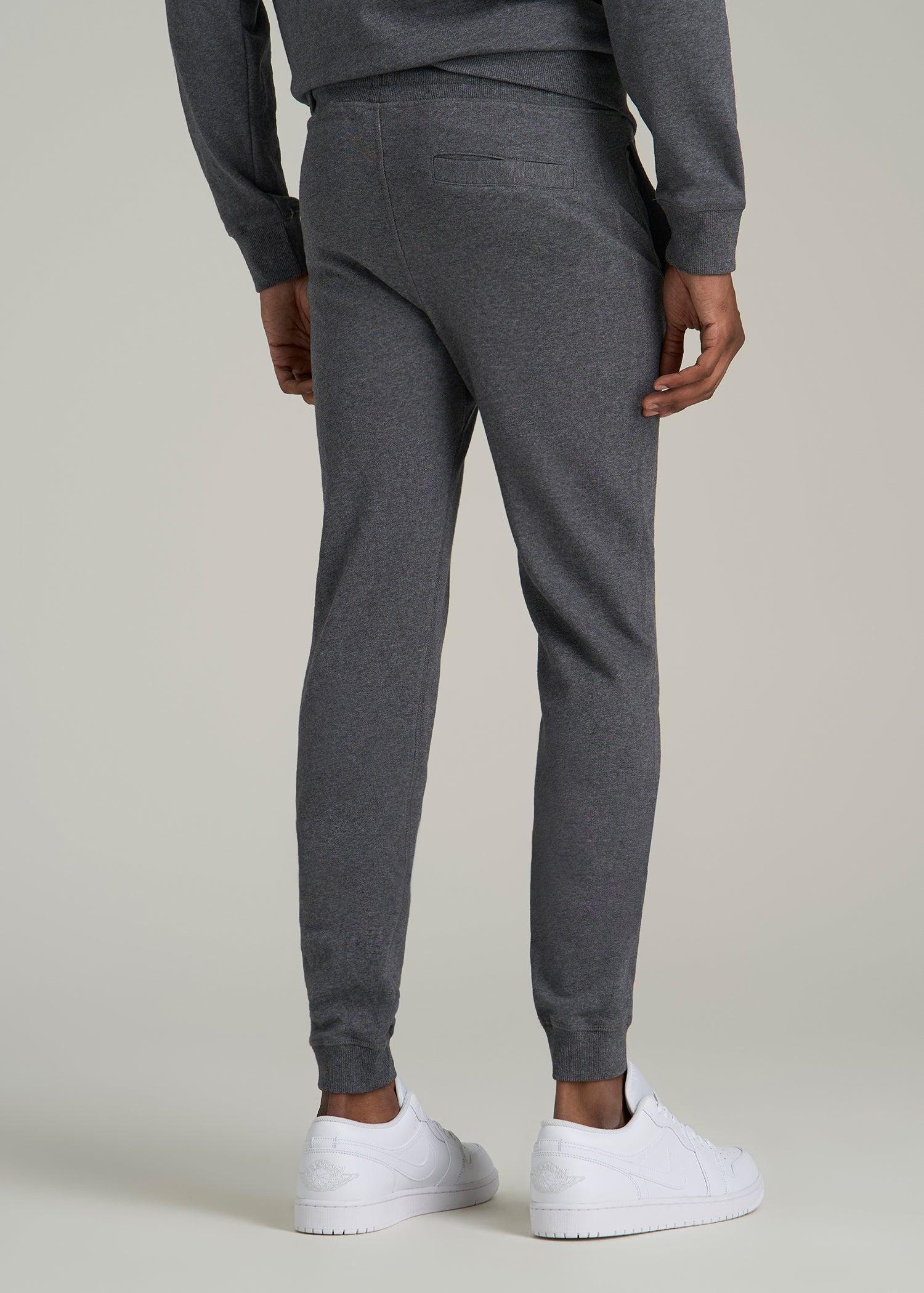 Wearever 2.0 French Terry Joggers for Tall Men in Charcoal Mix Male Product Image