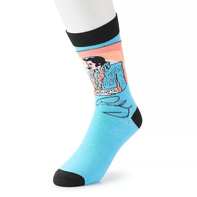 Mens Bioworld Retro Graphic Crew Socks Product Image