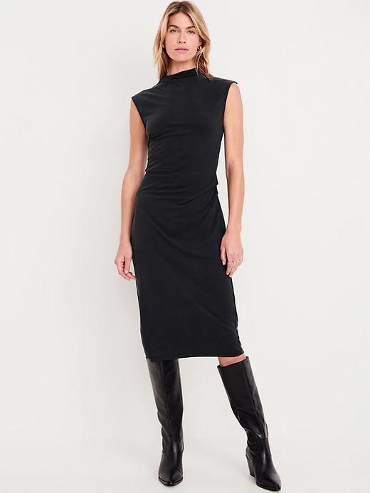 Ruched Midi Dress Product Image