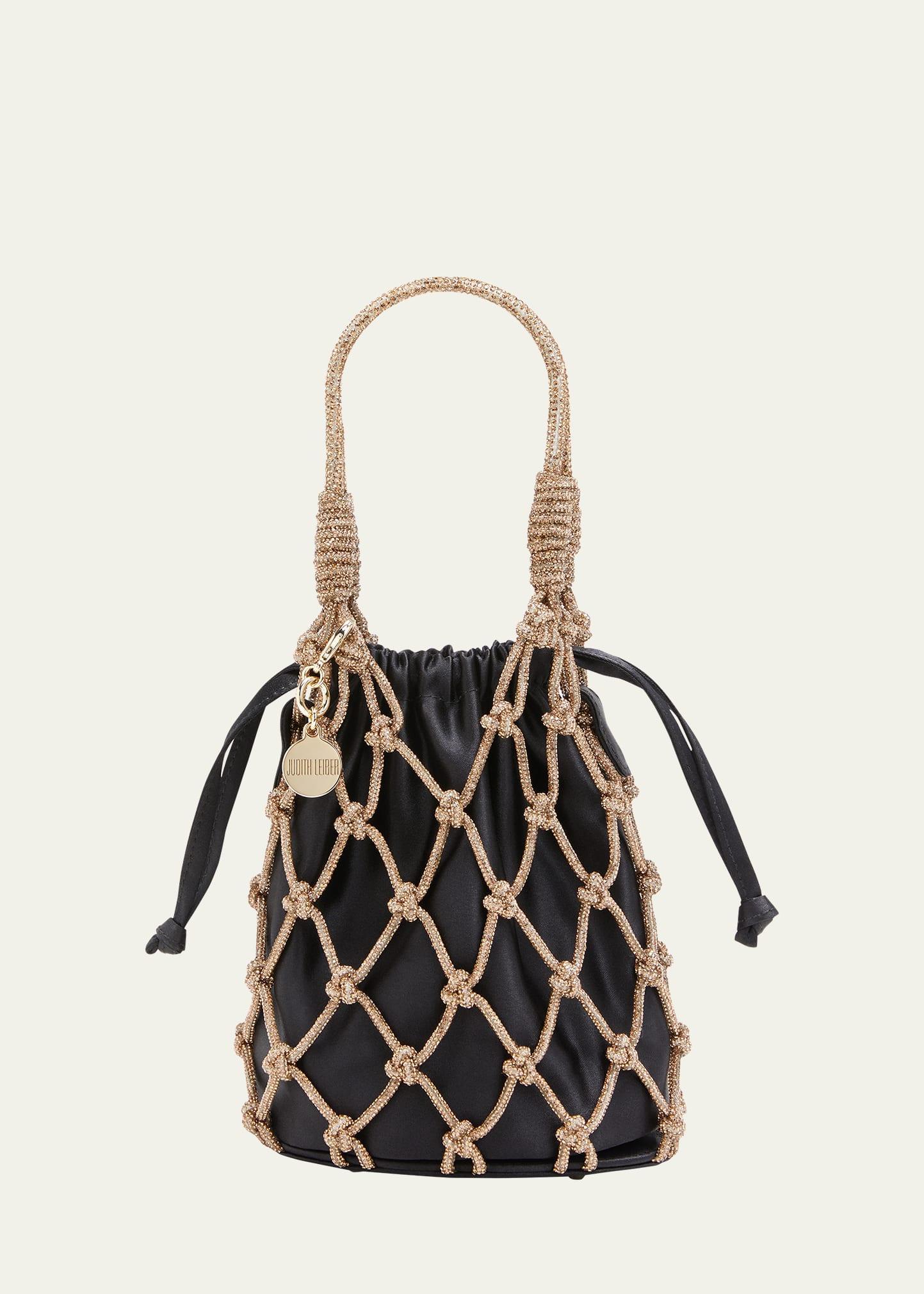 Sparkle Crystal Net Top-Handle Bag Product Image