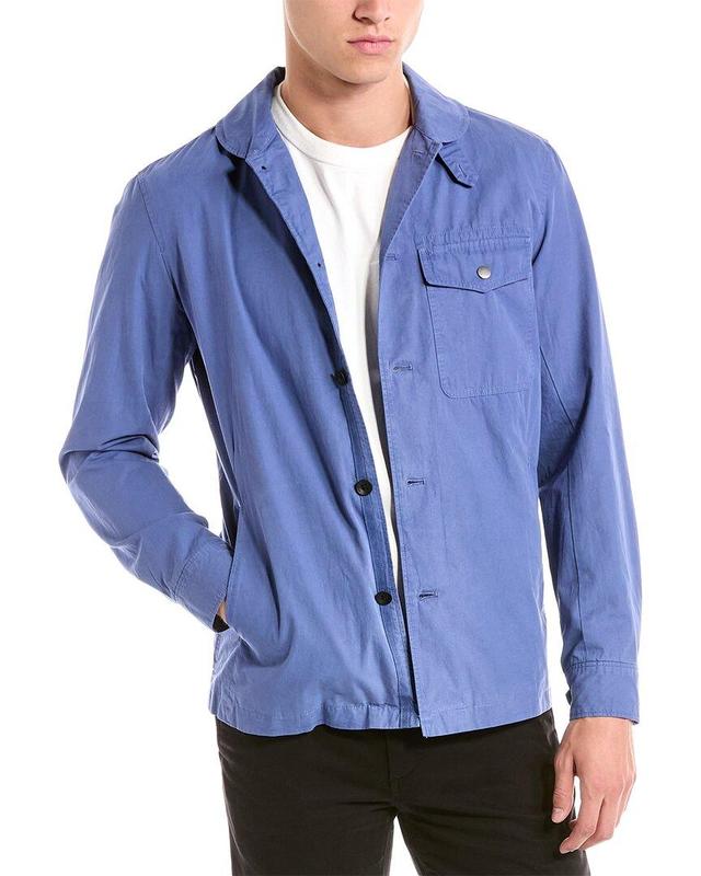 Peached Deck Jacket In Blue Product Image