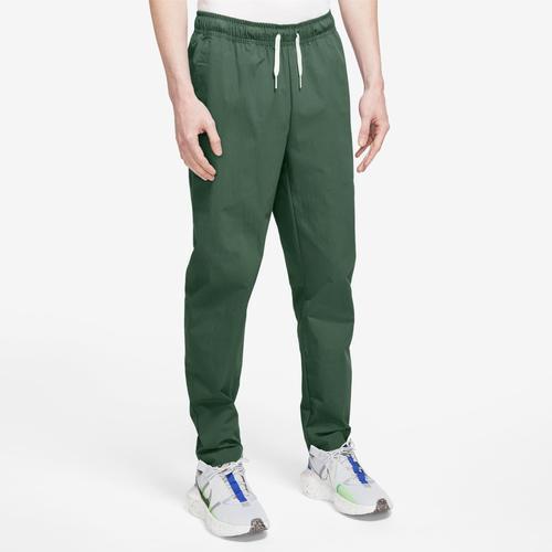 NIKE Woven Tapered Leg Pants In Fir/white Product Image