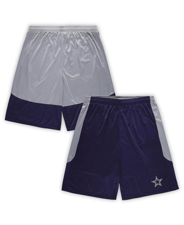 Fanatics Mens Navy Dallas Cowboys Big Tall Team Logo Shorts Product Image