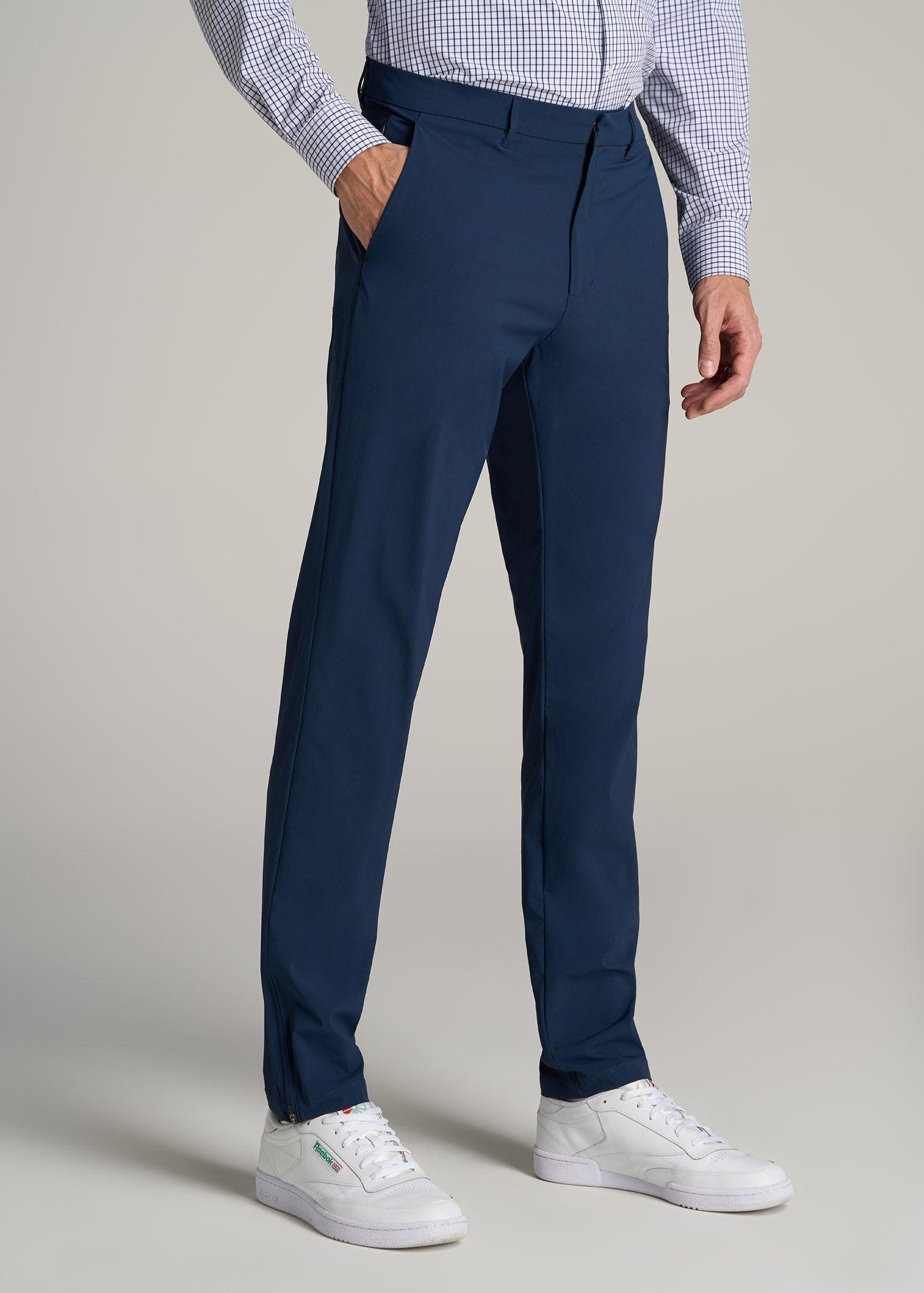 Performance TAPERED-FIT Chino Pants for Tall Men in Marine Navy Male Product Image