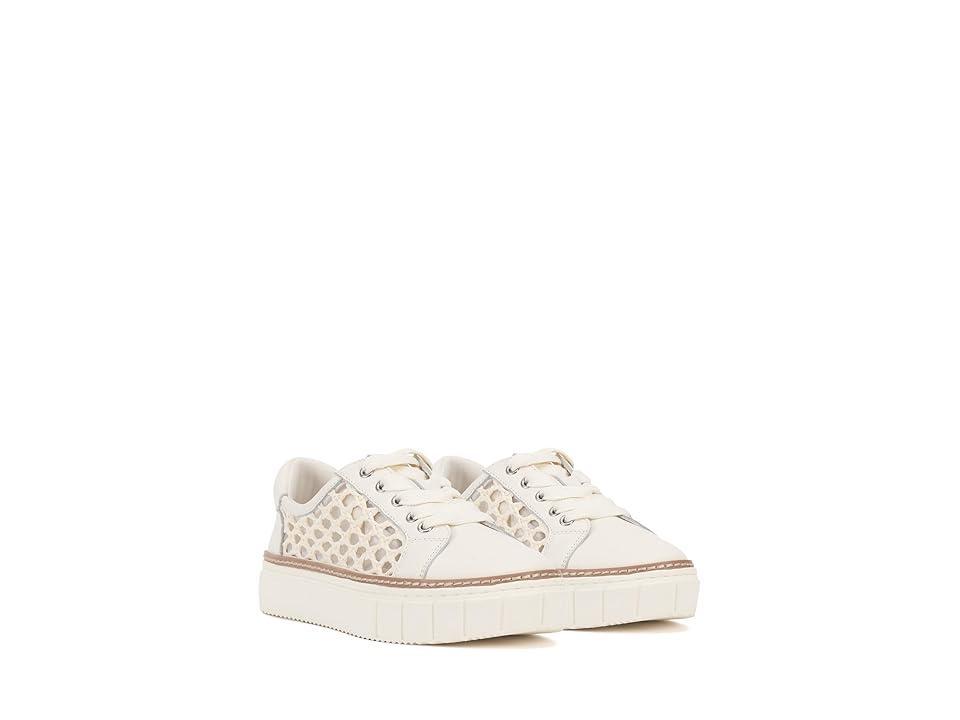 Vince Camuto Womens Reanu Woven Lace Up Low Top Sneakers Product Image