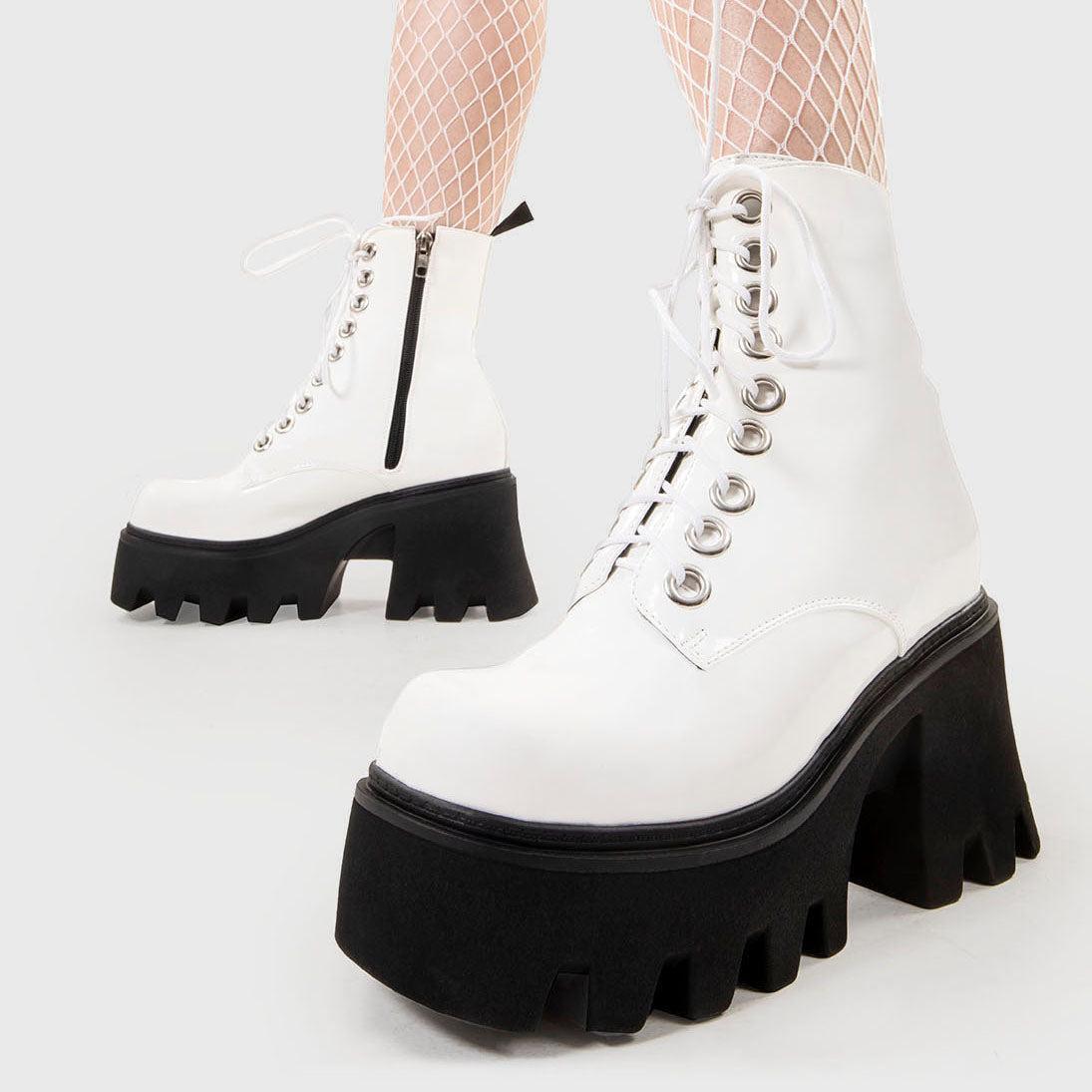 Run To You Chunky Platform Ankle Boots Product Image