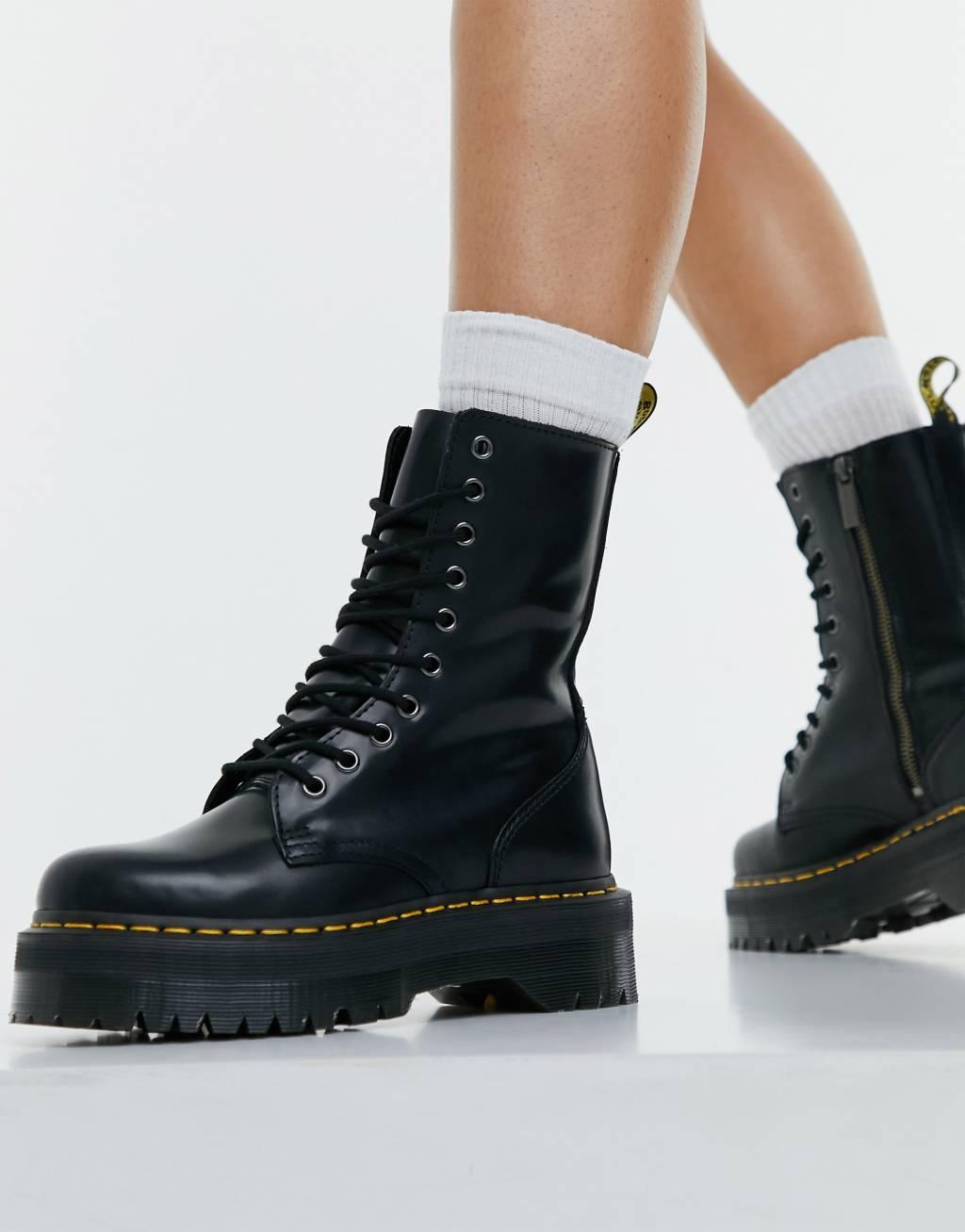 Dr Martens Jadon Hi boots in black Product Image