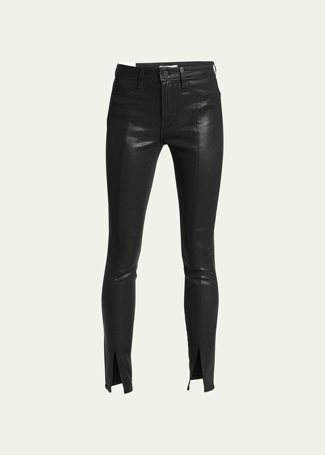 Womens Jyothi Faux Leather Skinny Pants Product Image