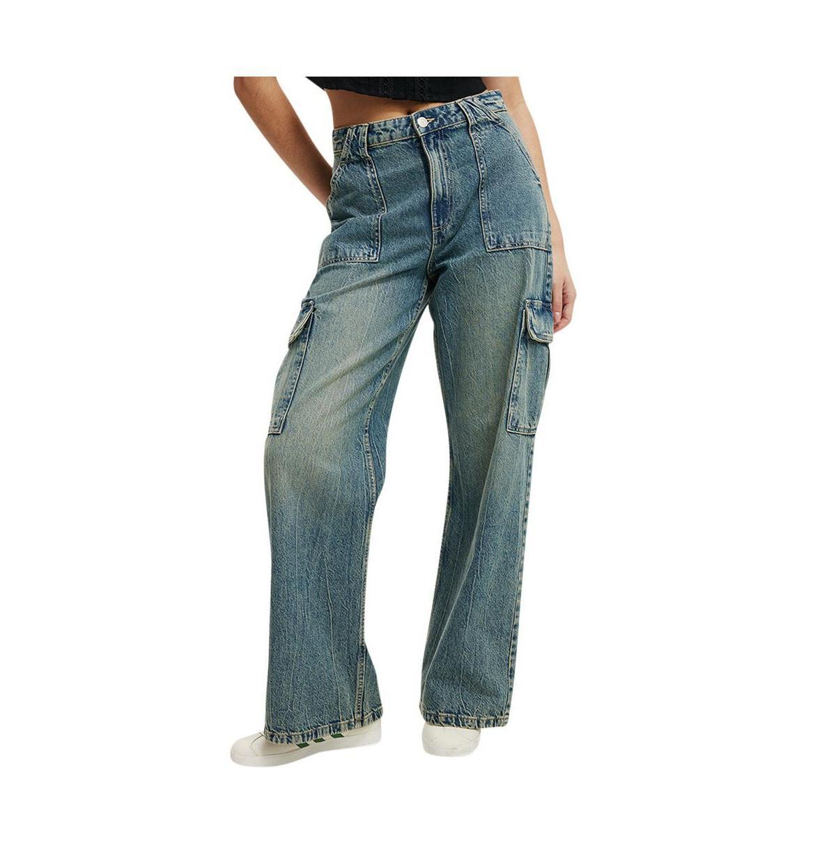 Cotton On Womens Relaxed Cargo Jean Product Image