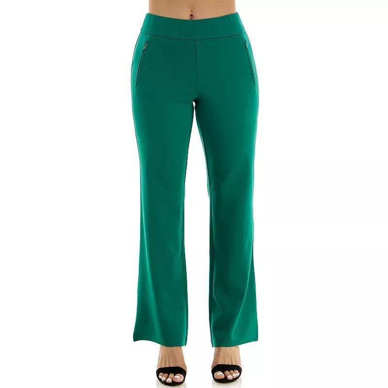 Womens Nina Leonard Classic Bell Bottom Pants product image