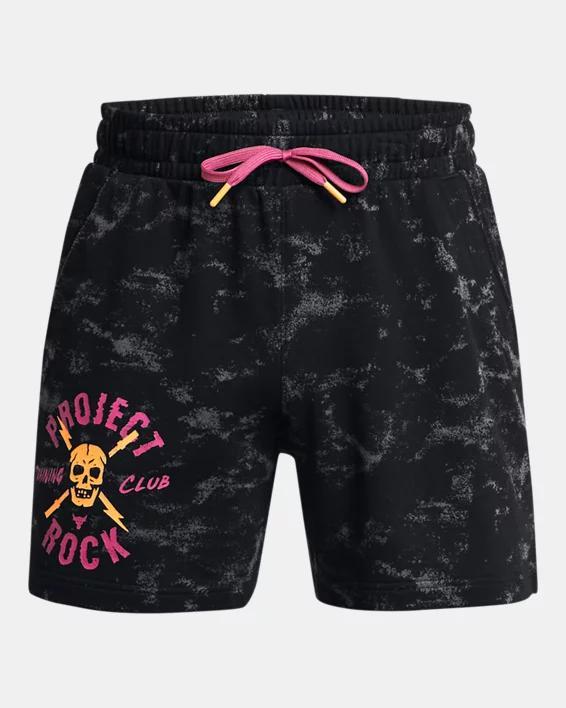 Men's Project Rock Rival Terry Printed Shorts Product Image