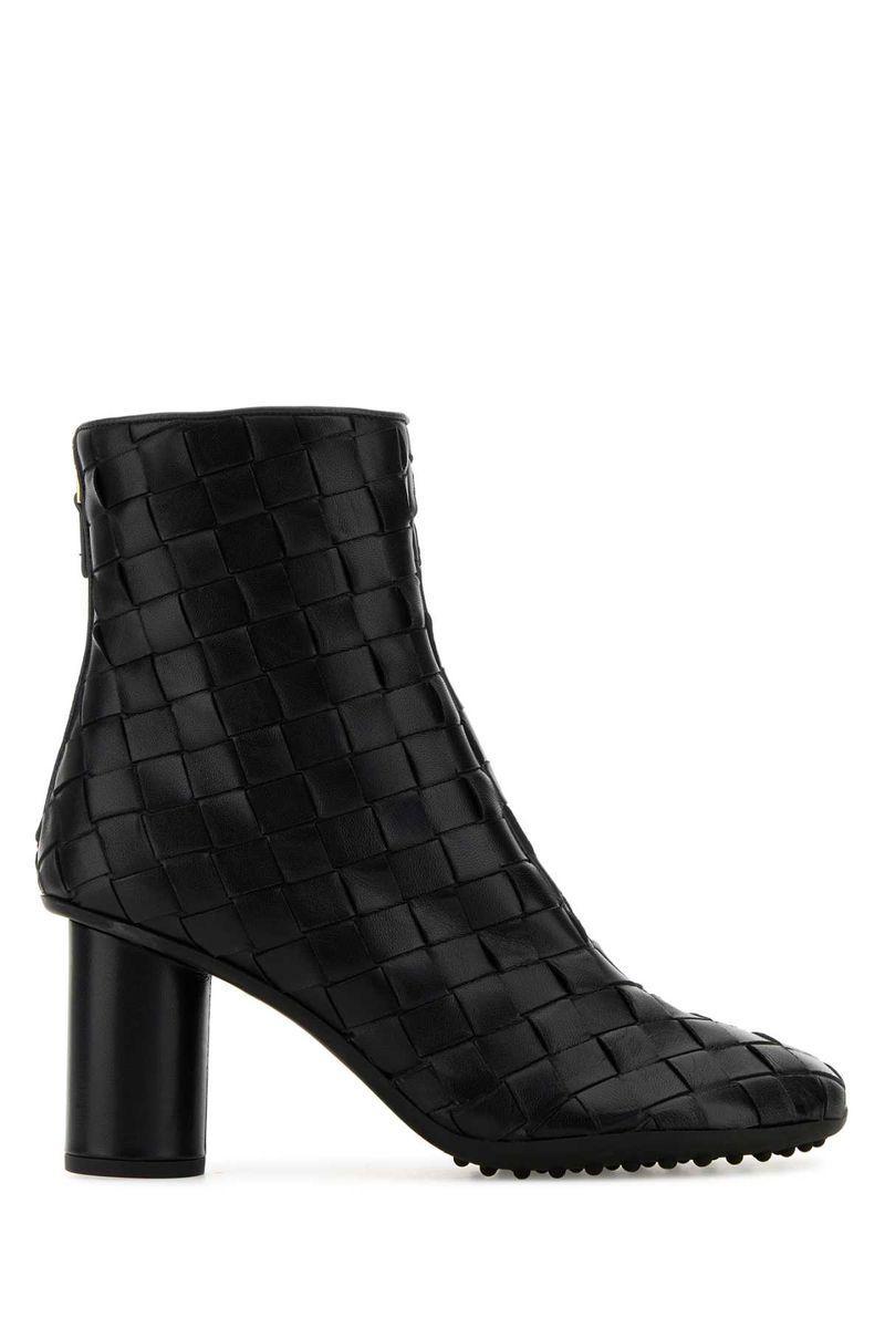 BOTTEGA VENETA Intrecciato Atomic Boots In Black product image