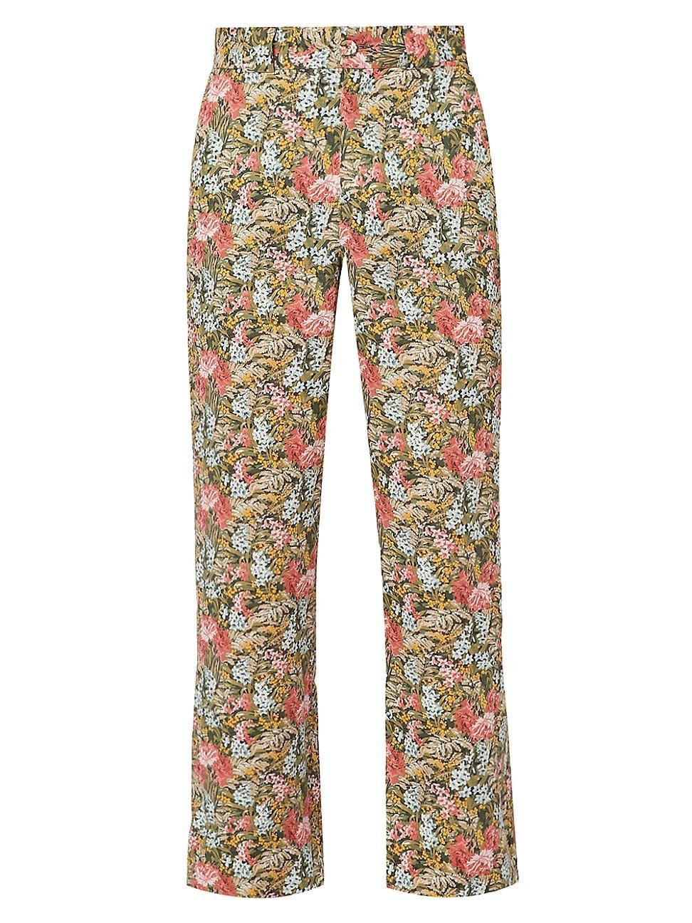 Mens Lionel Floral Trousers Product Image