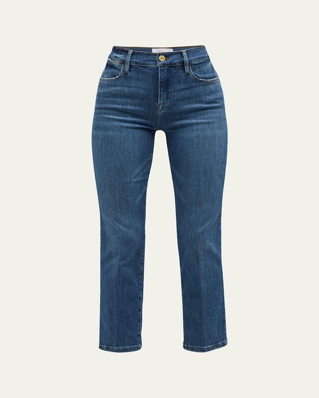 Frame Le High Rise Straight Ankle Jeans in Bestia Product Image