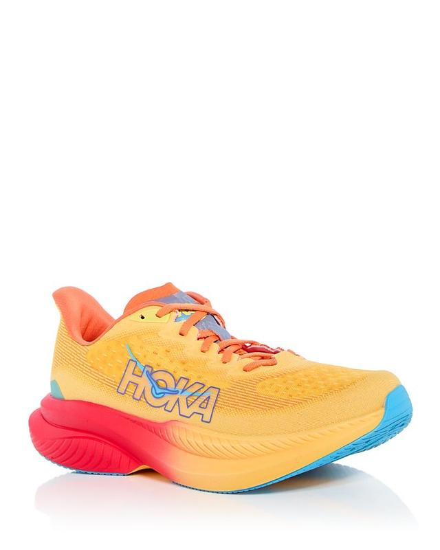 Hoka Men's Mach 6 White) Men's Shoes Product Image