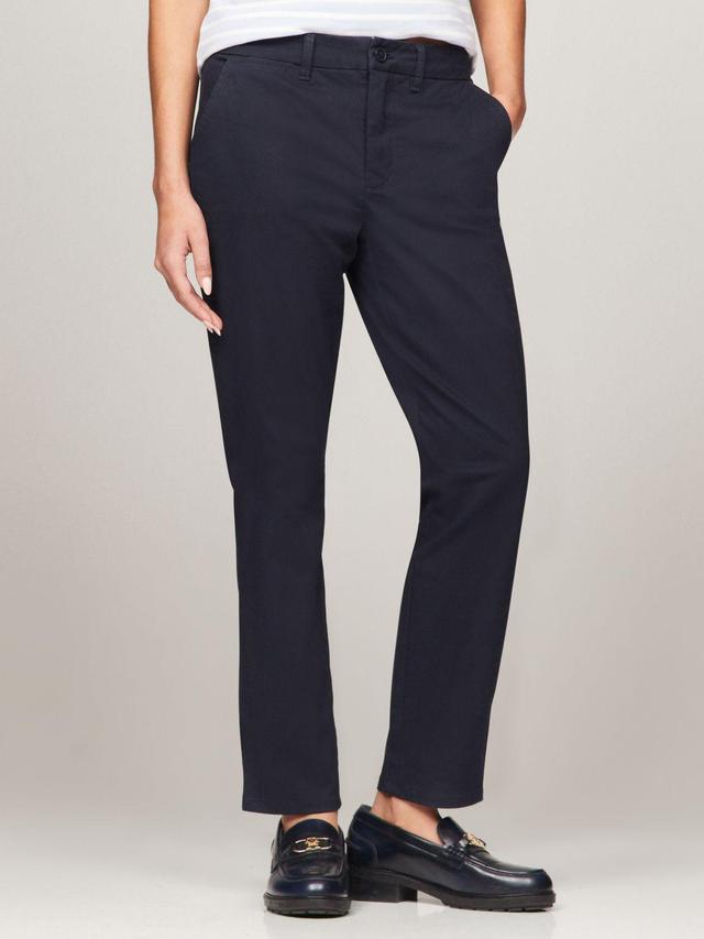 Tommy Hilfiger Women's Slim Fit Essential Solid Chino Product Image