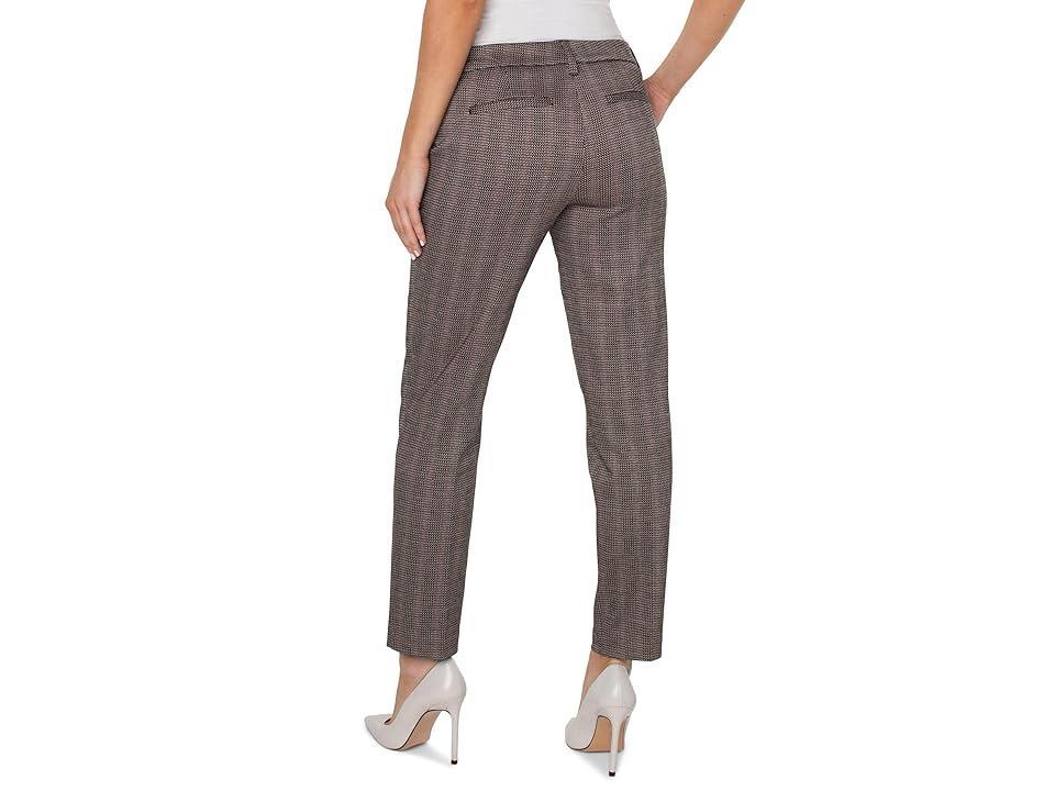 Liverpool Los Angeles Kelsey Trousers (Black Brick Jacquard Stripe) Women's Casual Pants Product Image