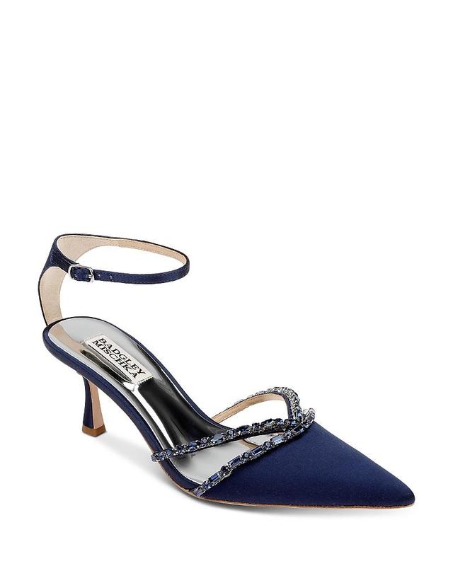 Badgley Mischka Collection Ankle Strap Pointed Toe Pump Product Image