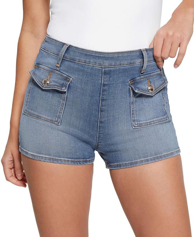 Guess Womens Zelia Denim Shorts Product Image