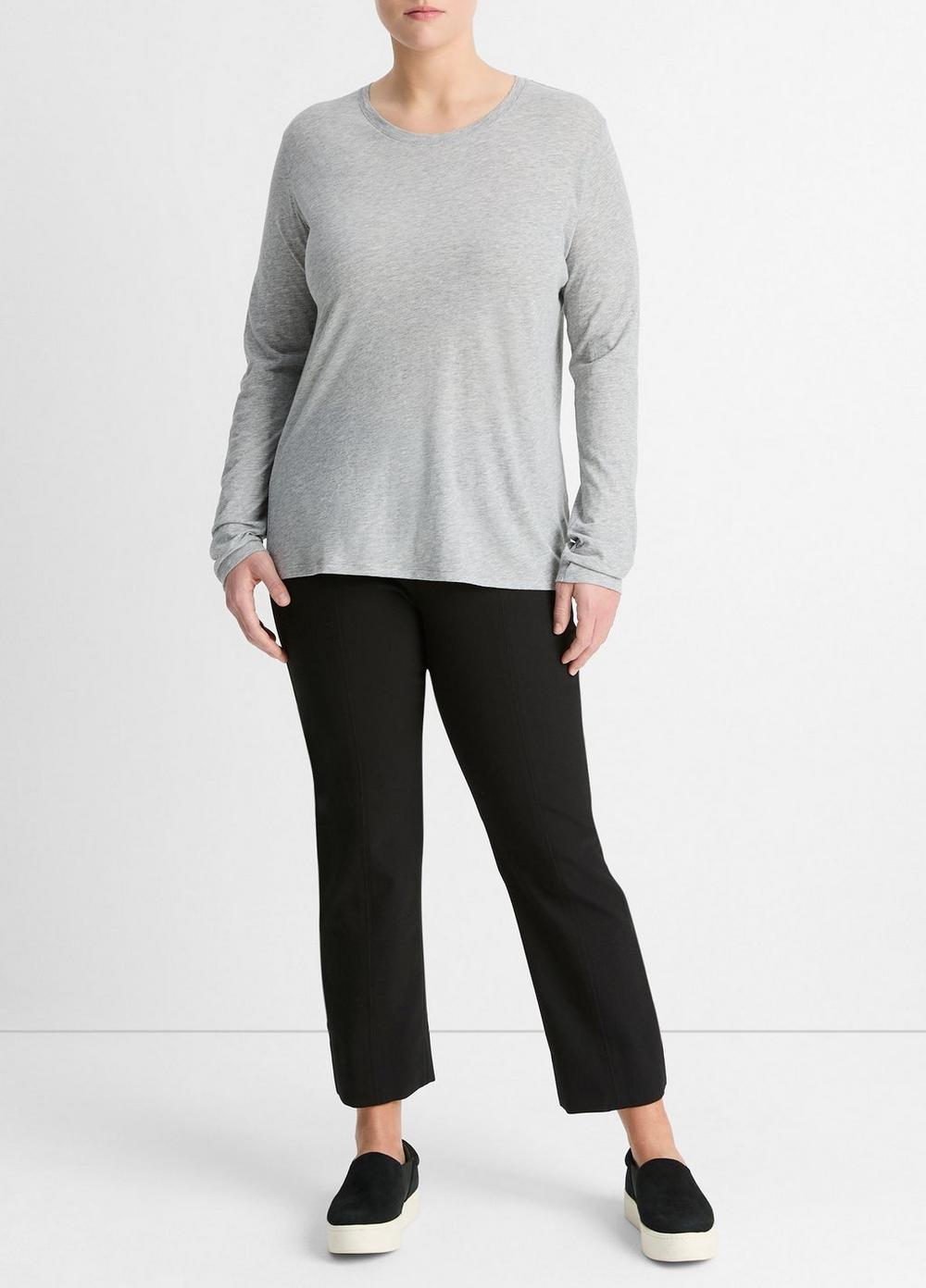 Essential Long Sleeve Crew Neck T-Shirt Product Image