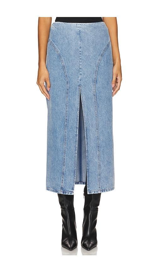 Maxi Denim Skirt Product Image