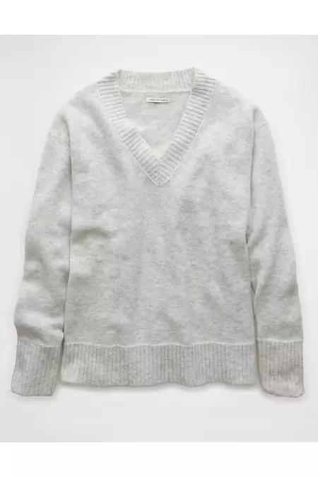 AE Whoa So Soft V-Neck Sweater Womens Product Image