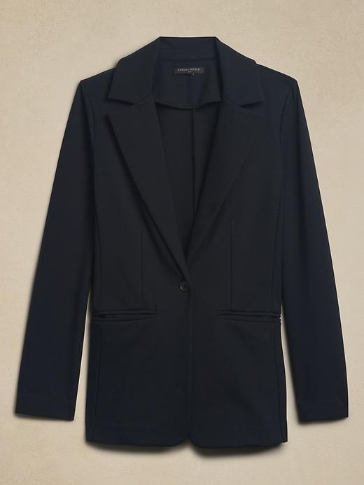 Long and Lean Ponte Blazer Product Image