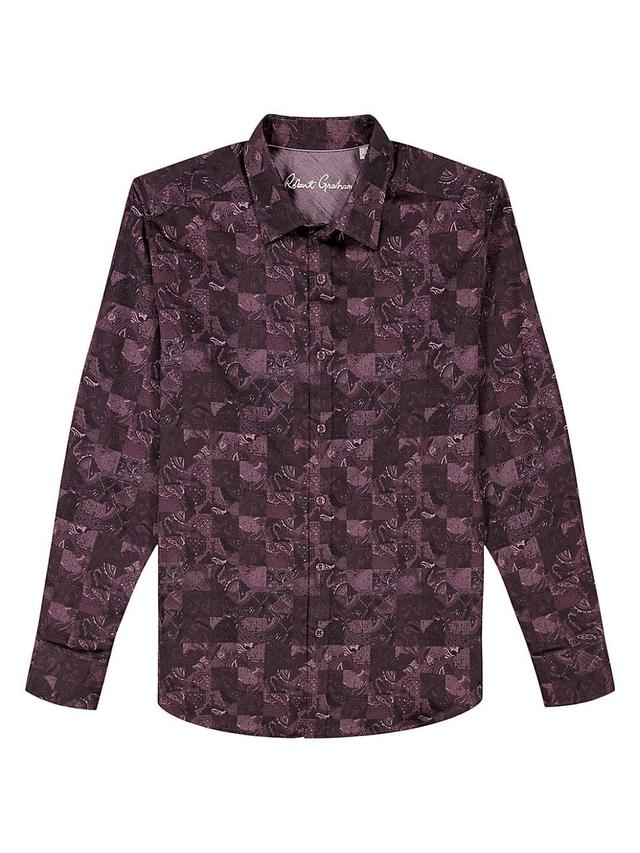 Men's Tourneau Paisley-Print Sport Shirt Product Image