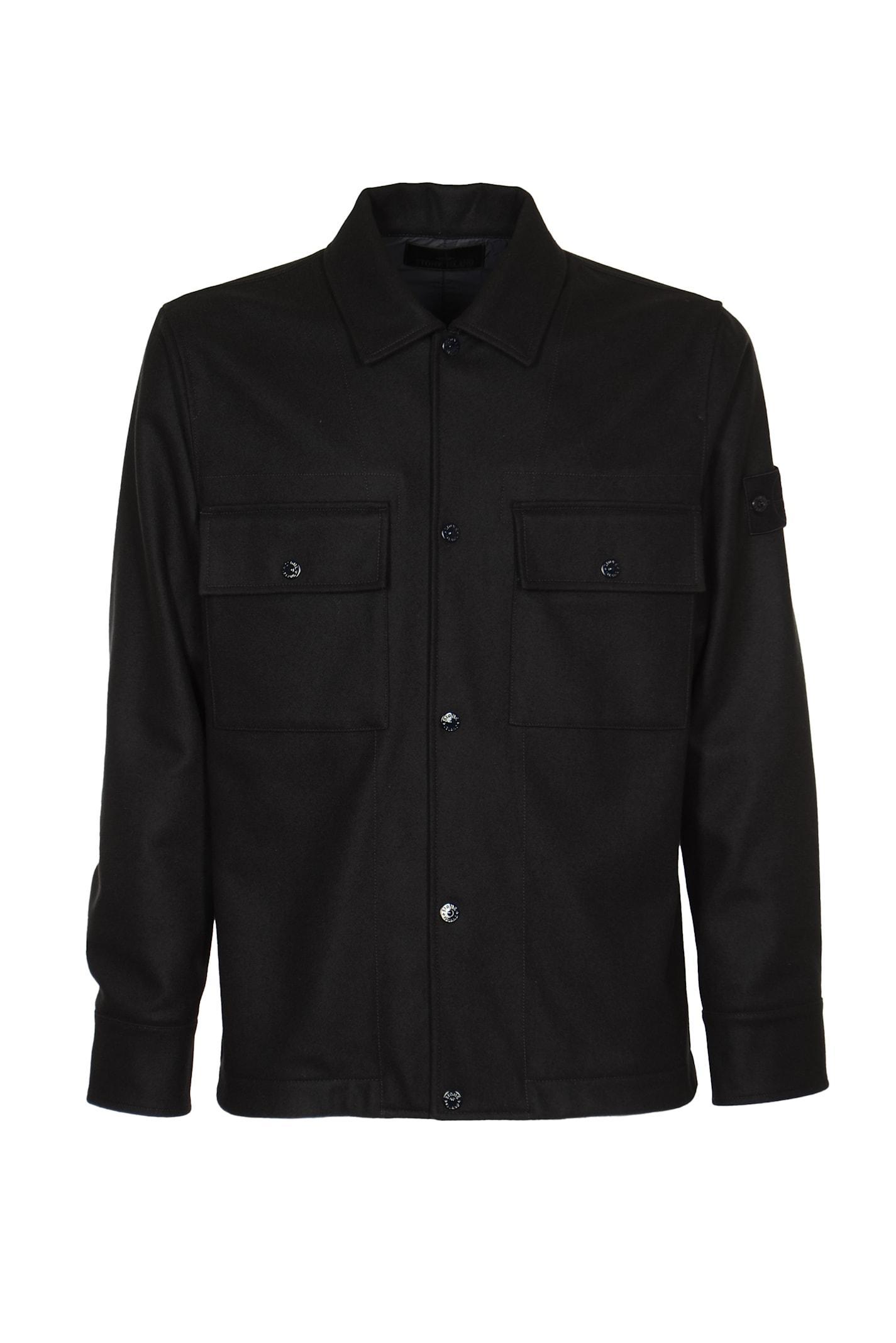 Ghost Oversized Shirt In Black Product Image