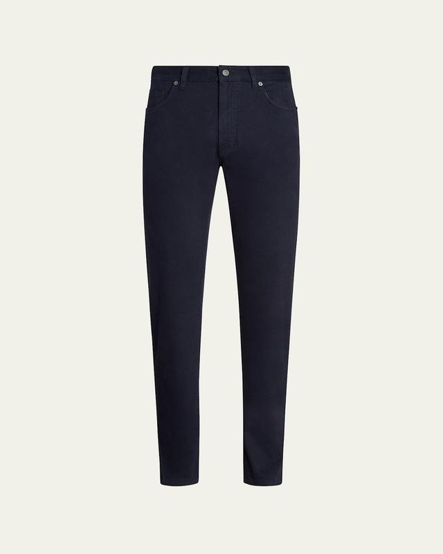 ZEGNA City Fit Stretch Cotton Pants Product Image