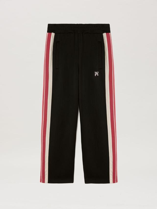 Monogram Track Pants in black  - Palm Angels® Official  Product Image