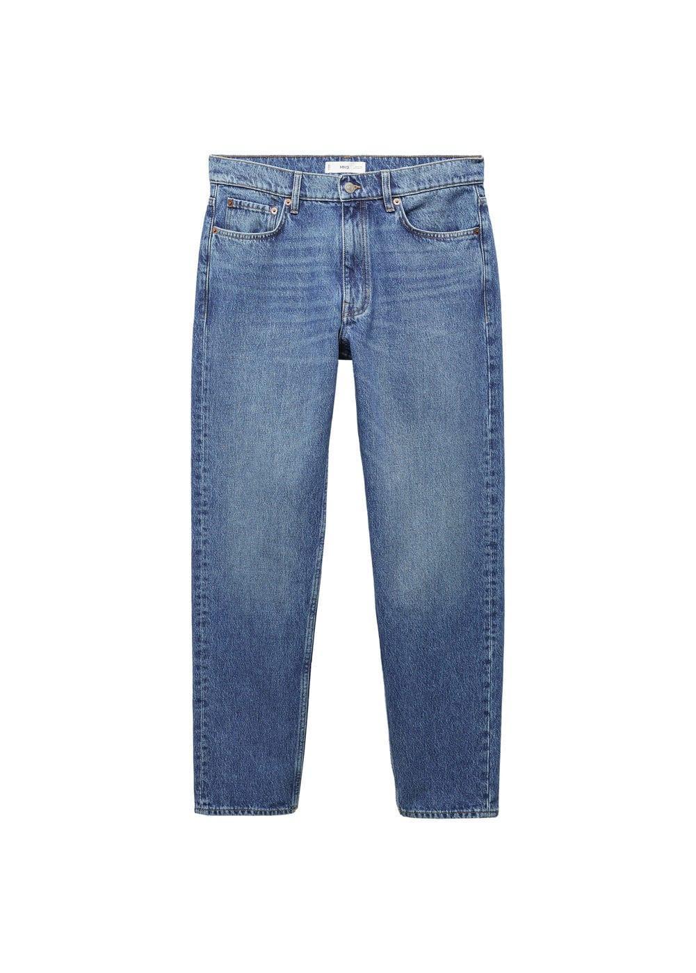 MANGO MAN - Bob straight-fit jeans dark blueMen Product Image