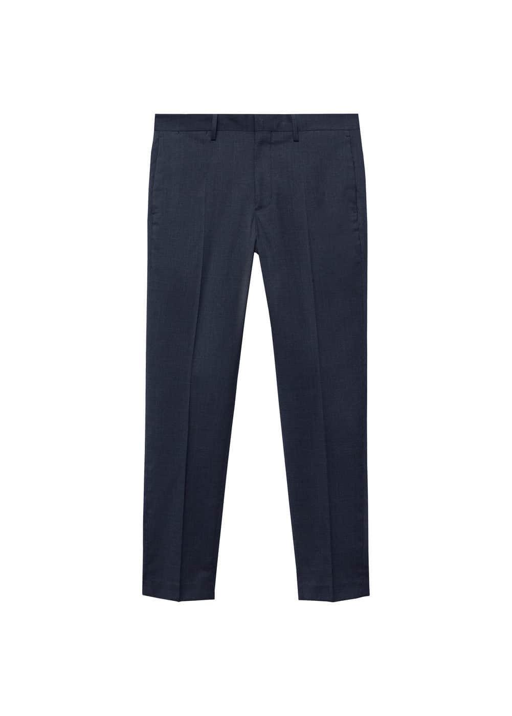 MANGO MAN - Stretch fabric super slim-fit suit pants indigo blueMen Product Image