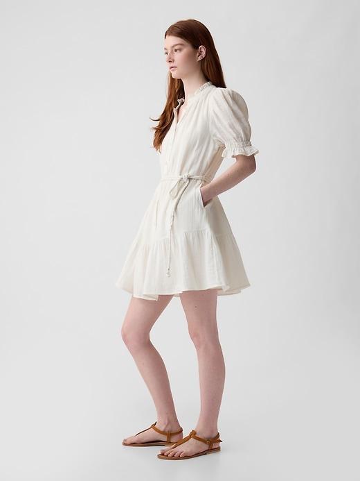 Crinkle Gauze Mini Dress Product Image