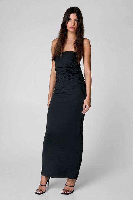 Ruched Bandeau Maxi Dress  product image