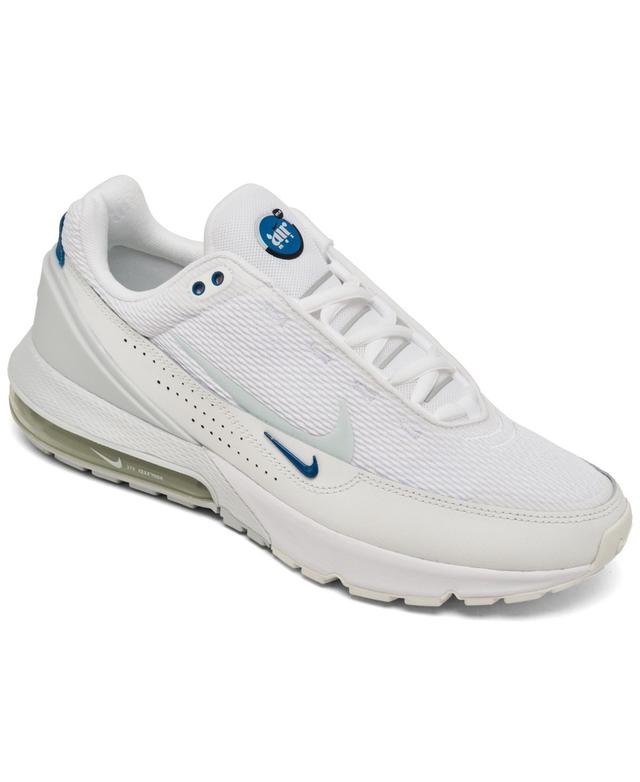 NIKE Men's Air Max Pulse Se Casual Sneakers From Finish Line In White,blue Product Image