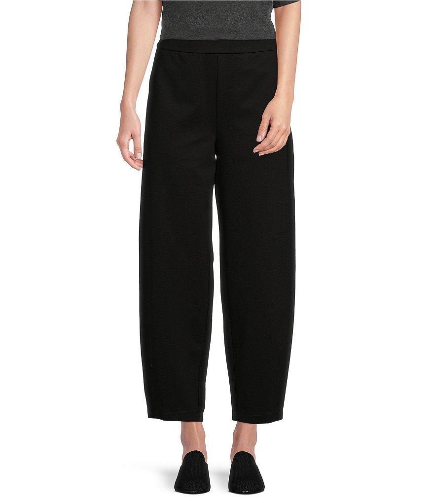 Eileen Fisher Tencel™ Lyocell Knit Jersey Stretch Pull-On Lantern Ankle Pant Product Image