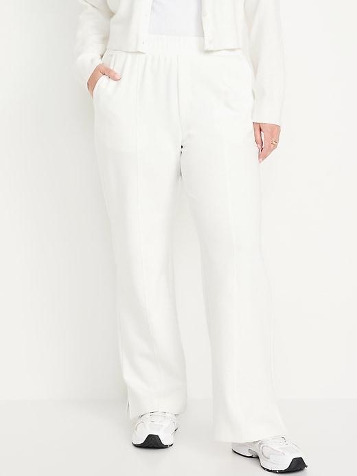 High-Waisted Dynamic Fleece Trouser Pants Product Image