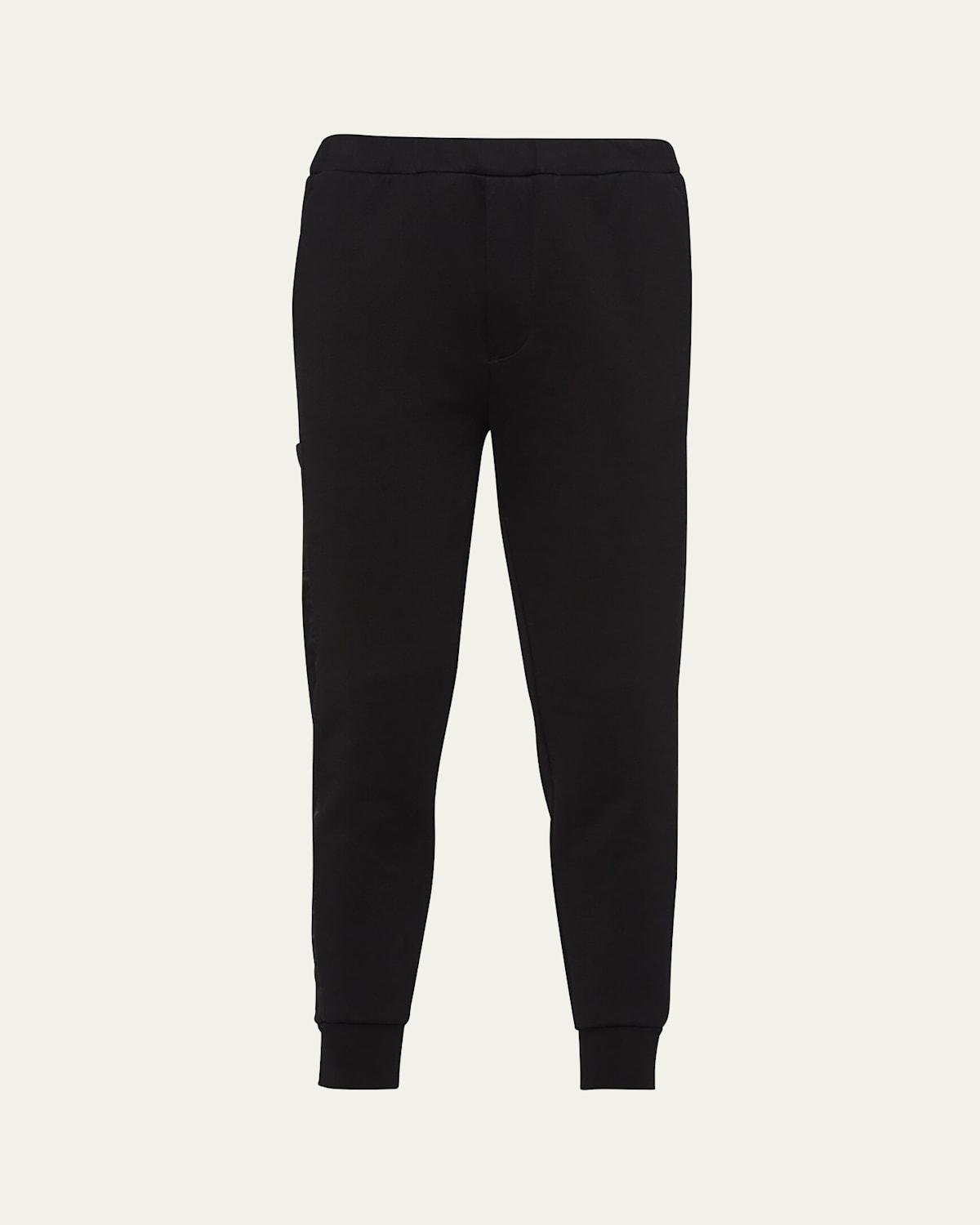 Mens Sweatpants With Re-Nylon Details Product Image