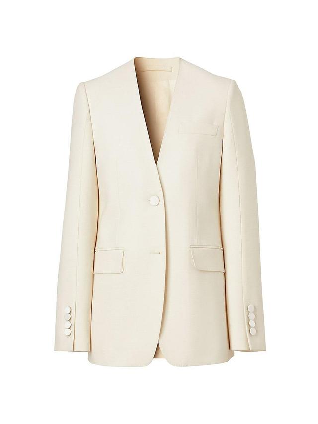 Womens Estella Double-Button Blazer Product Image