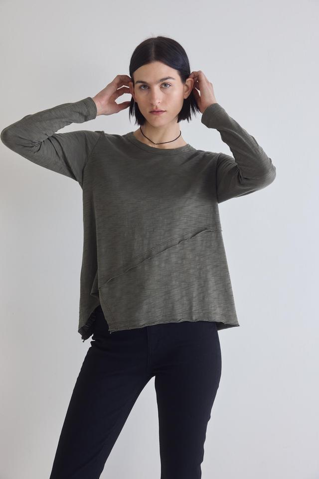 Inner Glow Asymmetric Long Sleeve Top Product Image