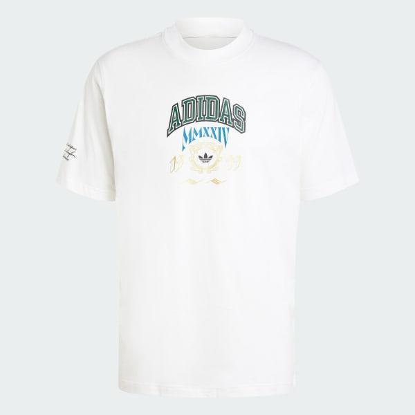 adidas VRCT 1 Tee White XS Mens Product Image