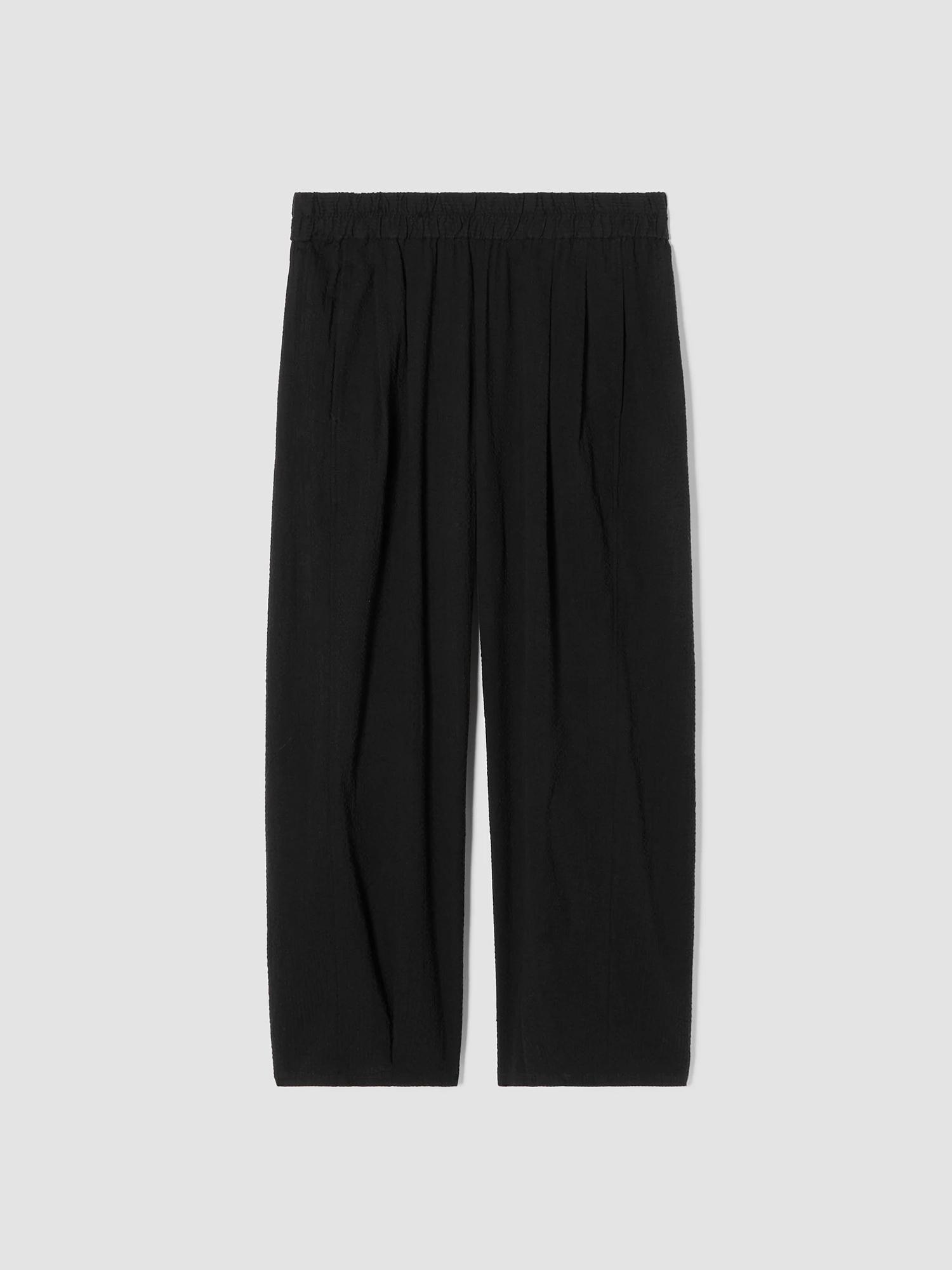 EILEEN FISHER Organic Cotton Ripple Lantern Pantfemale Product Image