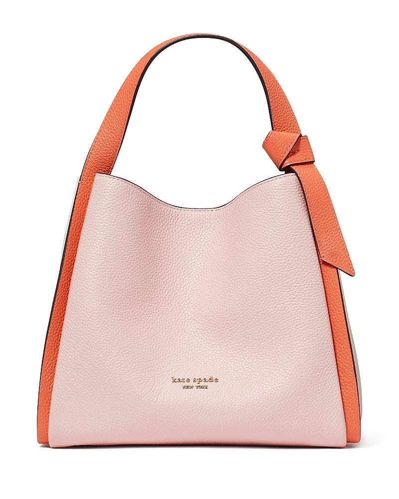 kate spade new york Knott Pebbled Leather Medium Crossbody Hobo Bag Product Image