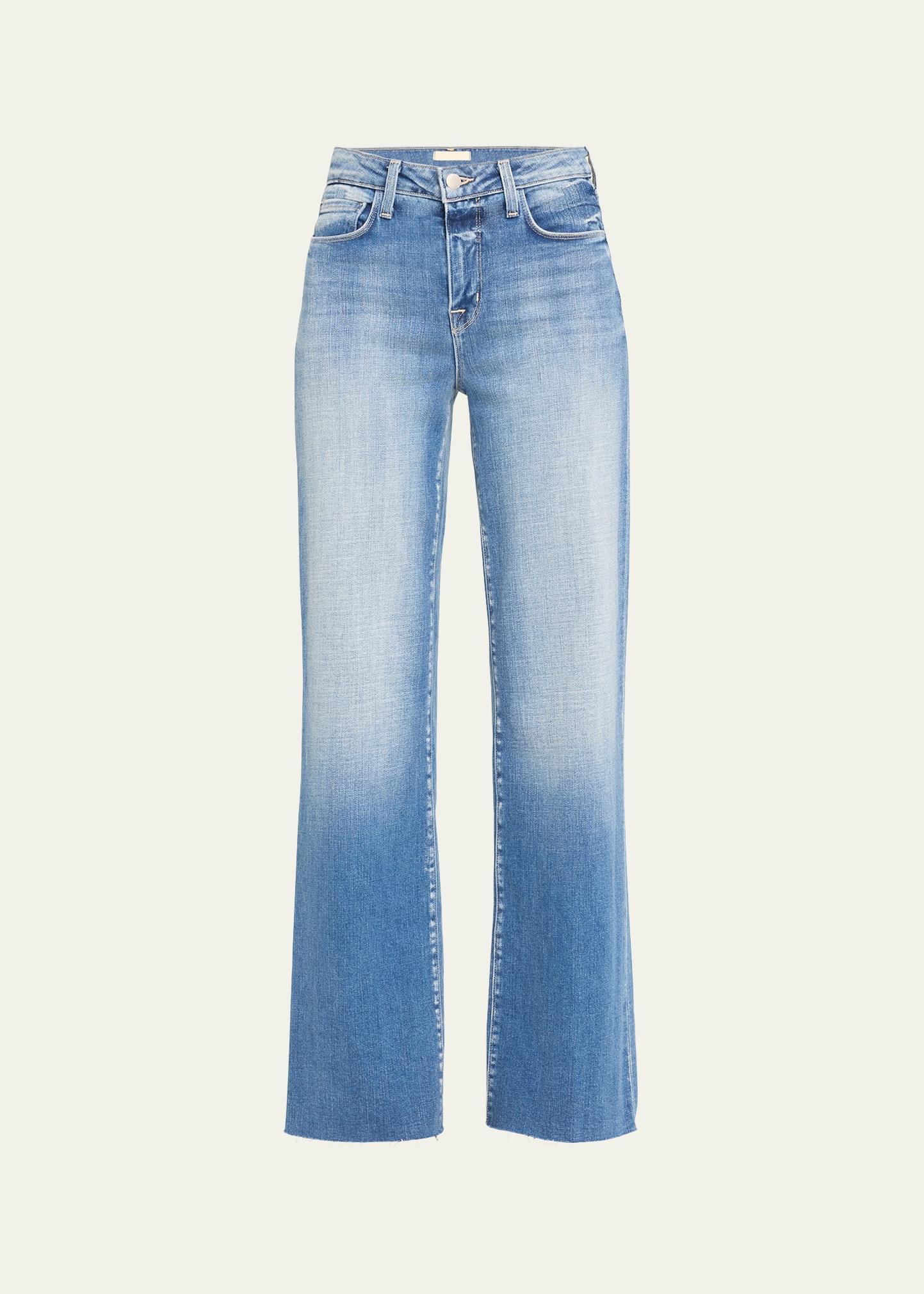 LAgence Scottie High Rise Wide Leg Jeans in Hastings Product Image