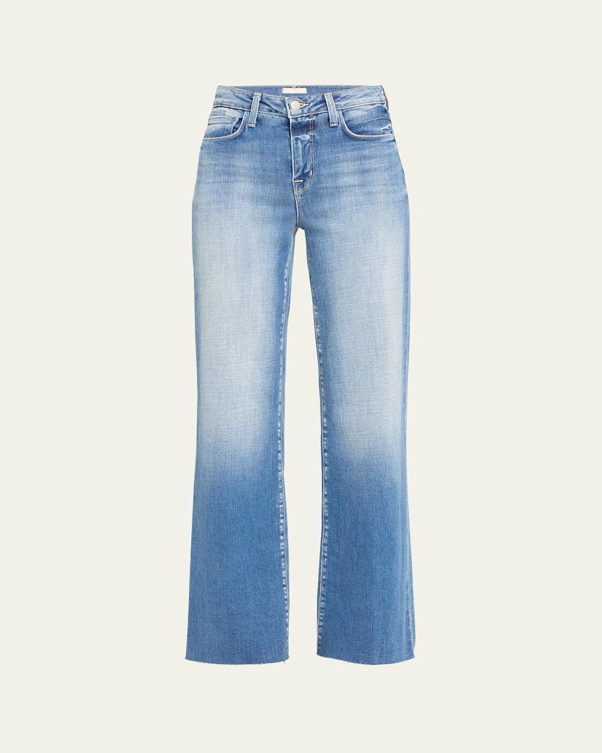 LAgence Scottie High Rise Wide Leg Jeans in Hastings Product Image