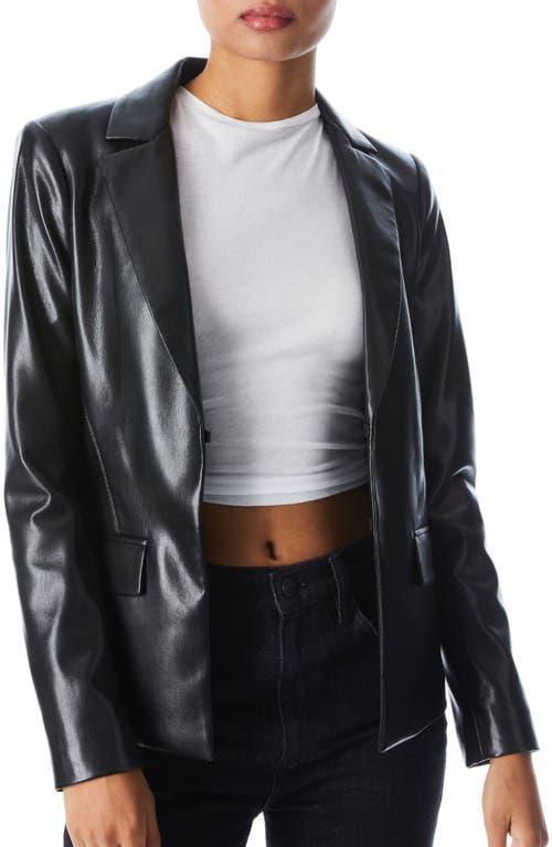 Alice + Olivia Mya Faux Leather Jacket Product Image